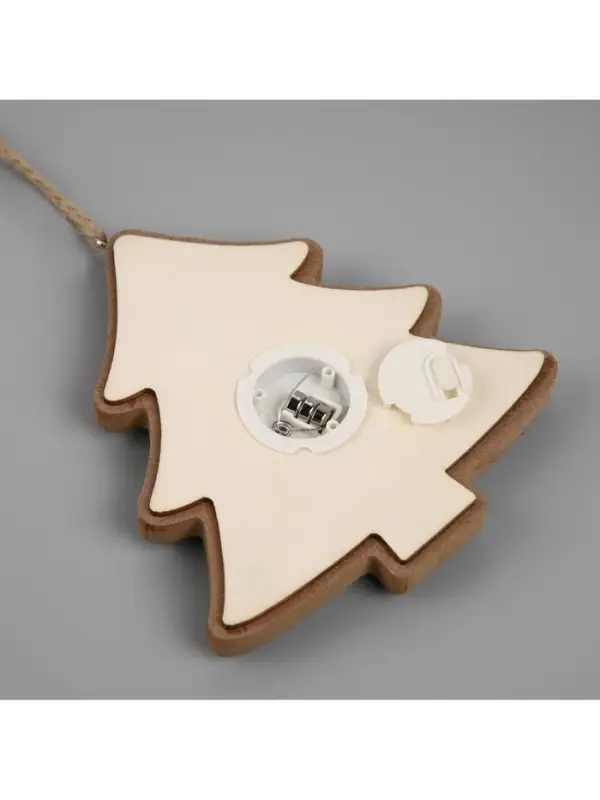 Подвеска световая &laquo;Зайка и белка&raquo;, 11&times;12 см, от батареек LR41&times;3, свечение тёплое белое