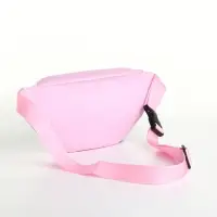 Сумка поясная &laquo;Мороженое&raquo;, детская, для девочки, на молнии, розовая