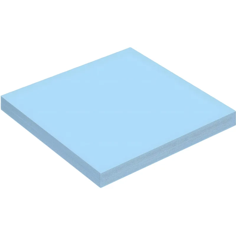 Бумага для заметок с клеевым краем  51x51мм 100 л пастельный синий