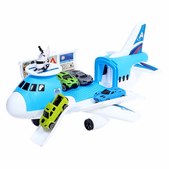 Парковка детская «Аэропорт», подвижные элементы, с аксессуарами Парковка детская «Аэропорт», подвижные элементы, с аксессуарами