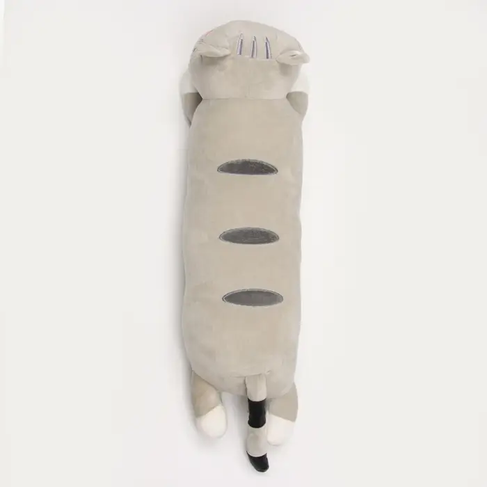 Мягкая игрушка &laquo;Кот-батон&raquo;, 75 см, цвет серый