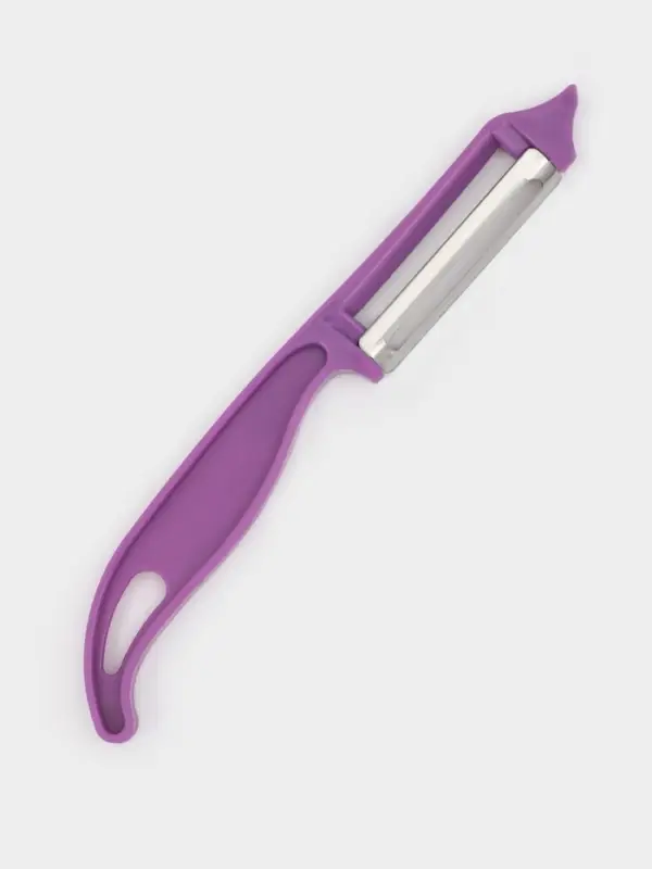 Овощечистка Доляна &laquo;Волна&raquo;, 14 см, фиолетовая