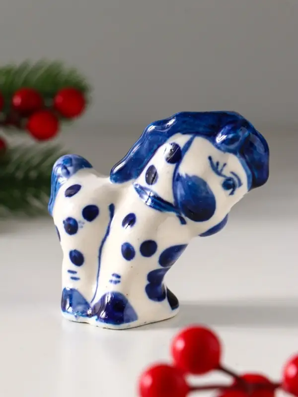 Сувенир  Сувенир "Конь в яблоках",9х5 см, гжель