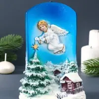Свеча фигурная "Рождественская звезда" 7,5х11х16 см