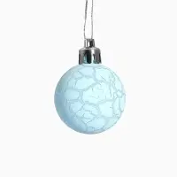 Ёлочные игрушки &laquo;Традиция&raquo;, шары новогодние, набор 20 шт., d=4 см, голубой