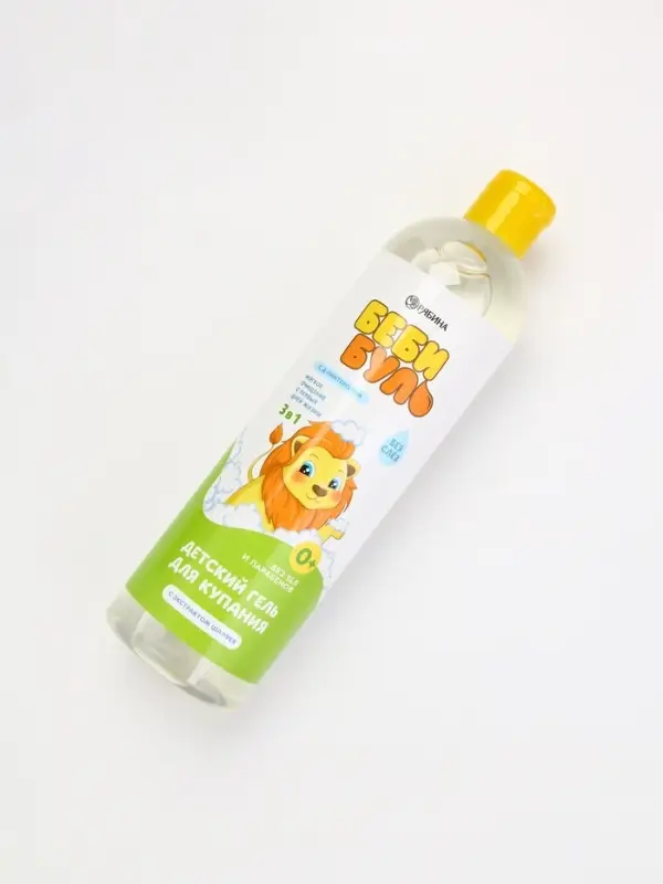 Детский гель для купания без слёз, 500 мл, с экстрактом шалфея, 0+, Беби Буль