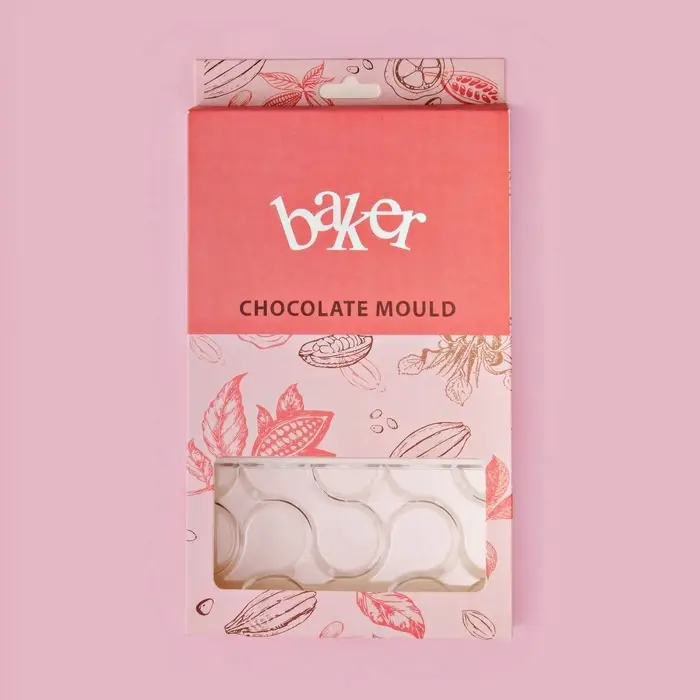 Форма для шоколада KONFINETTA &laquo;Симпл-димпл&raquo;, 27.5&times;17.5&times;2.5 см, 3 ячейки 15.3&times;7.5&times;0.8 см, пластик, прозрачная