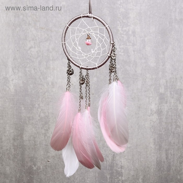 Ловец снов Ловец снов "Цветочки и шарик с бисером" d=11 см 30 см