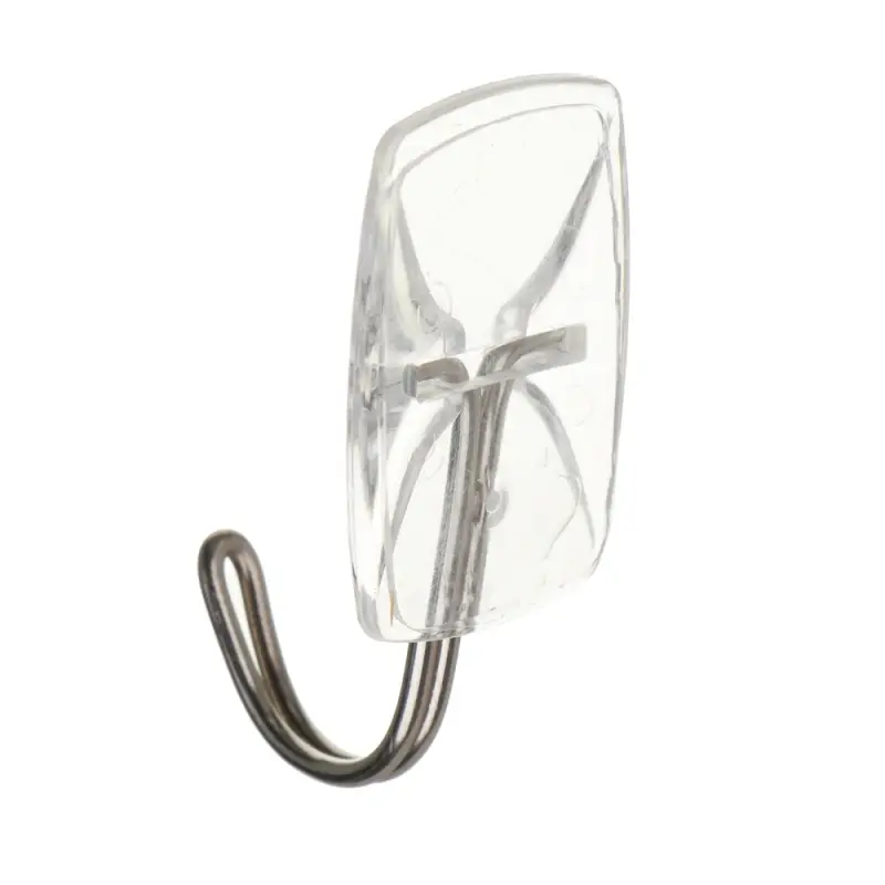 Крючки самоклеящиеся тм VETTA, PS, металл, прозрачные, 6шт