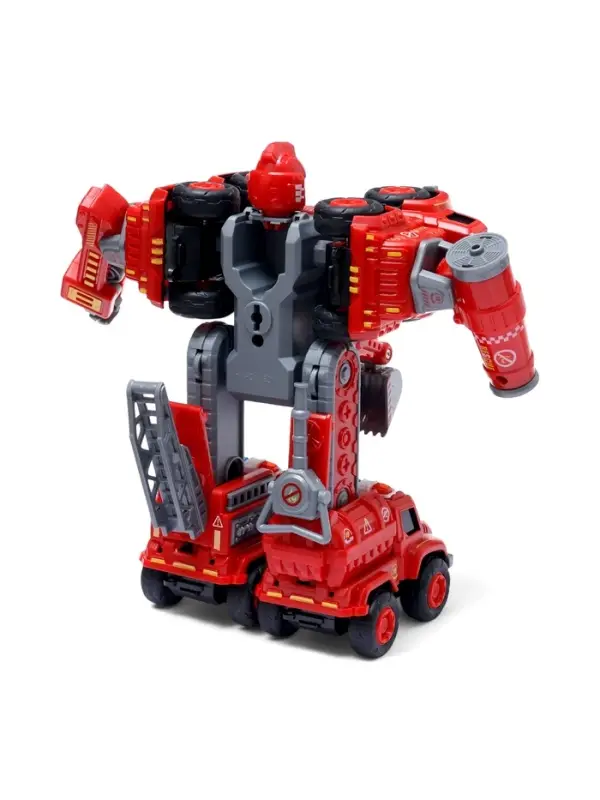 Робот-трансформер «Огнеборец» 5в1, собирается из 5 машинок, подвижные детали Робот-трансформер «Огнеборец» 5в1, собирается из 5 машинок, подвижные детали