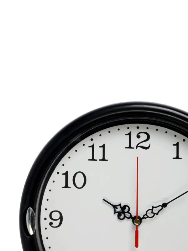 Часы настенные &laquo;Соломон&raquo;, d=23 см, плавный ход, чёрные