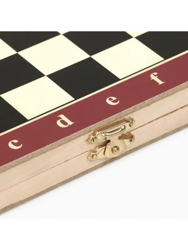 Настольная игра 3 в 1, набор: шахматы, шашки, нарды, 25&times;25 см
