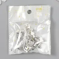 Металлический элемент, декоративная подвеска «Арт Узор. Ключ Венок с цветком», серебро, 4.7×1.9 см Металлический элемент, декоративная подвеска «Арт Узор. Ключ Венок с цветком», серебро, 4.7×1.9 см