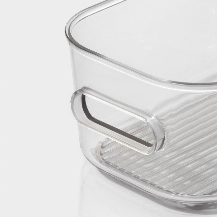 Контейнер для хранения LaDо́m, 14,5×9,5х6,3 см, цвет прозрачный Контейнер для хранения LaDо́m, 14,5×9,5х6,3 см, цвет прозрачный