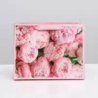 Пакет подарочный ламинированный, упаковка, &laquo;For you&raquo;, MS 23&times;18&times;10 см