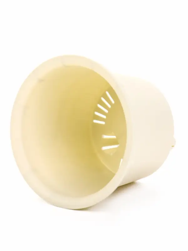 Кашпо со вставкой 1 л d15 см h14 см РАМОНА белый