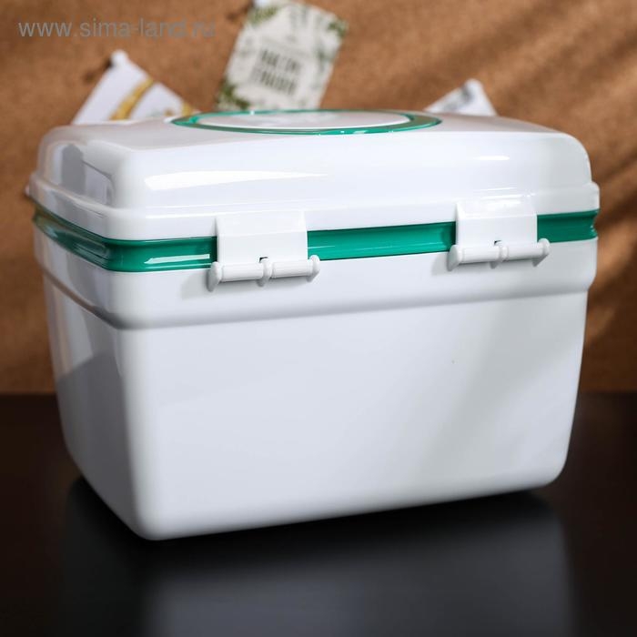 Аптечка, 22×18×16 см, цвет красный Аптечка, 22×18×16 см, цвет красный