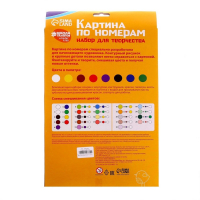 Картина по номерам для детей «Попугаи», 20 х 28,5 см