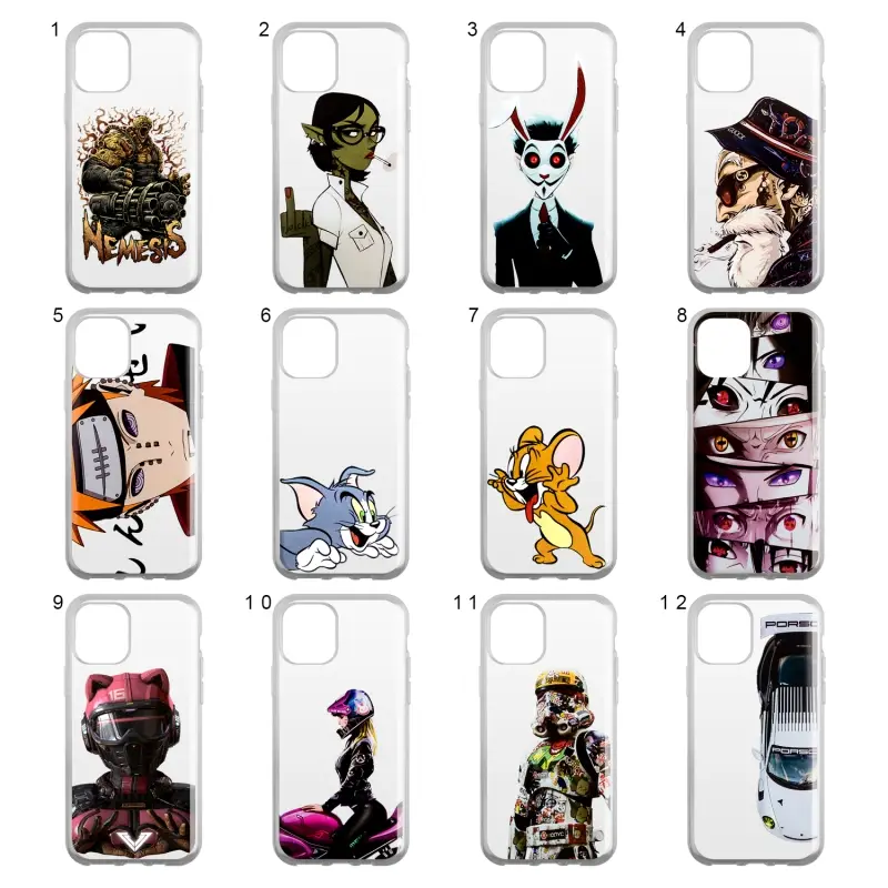 Чехол iPh 11 Pro TPU 1.2мм с принтами в ассортименте Чехол iPh 11 Pro TPU 1.2мм с принтами в ассортименте