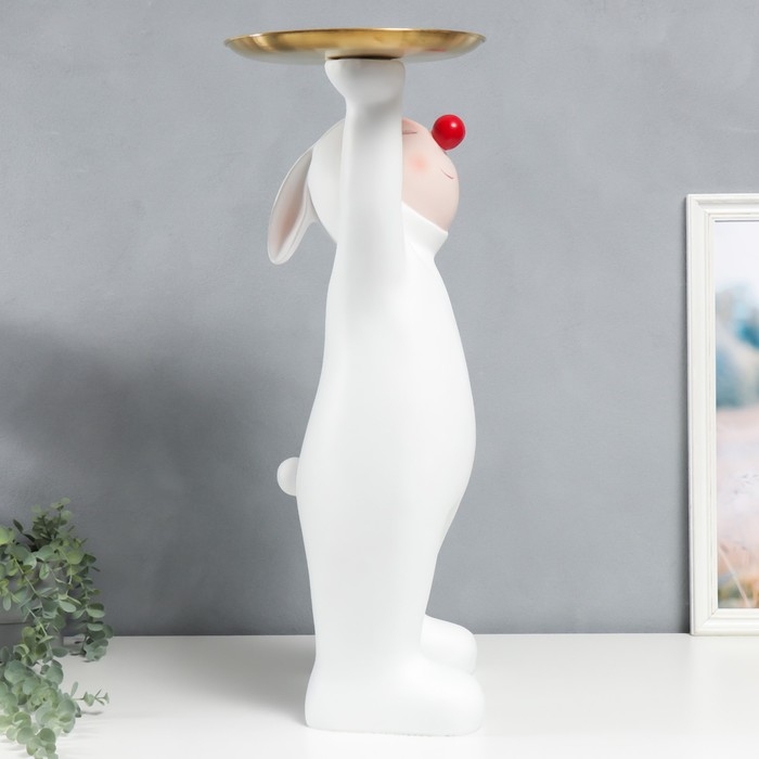 Сувенир полистоун подставка  Сувенир полистоун подставка "Клоун-малыш в костюме зайчика" 76,5х31х46 см