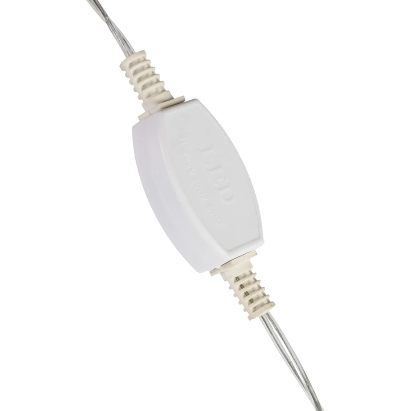 Электрогирлянда Дождь 2x2 м 400LED мерц. IP44 отсоед. нити хол.бел.HD-YW02