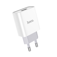 Сетевое зарядное устройство Hoco C81A, USB, 2.1 А, белый