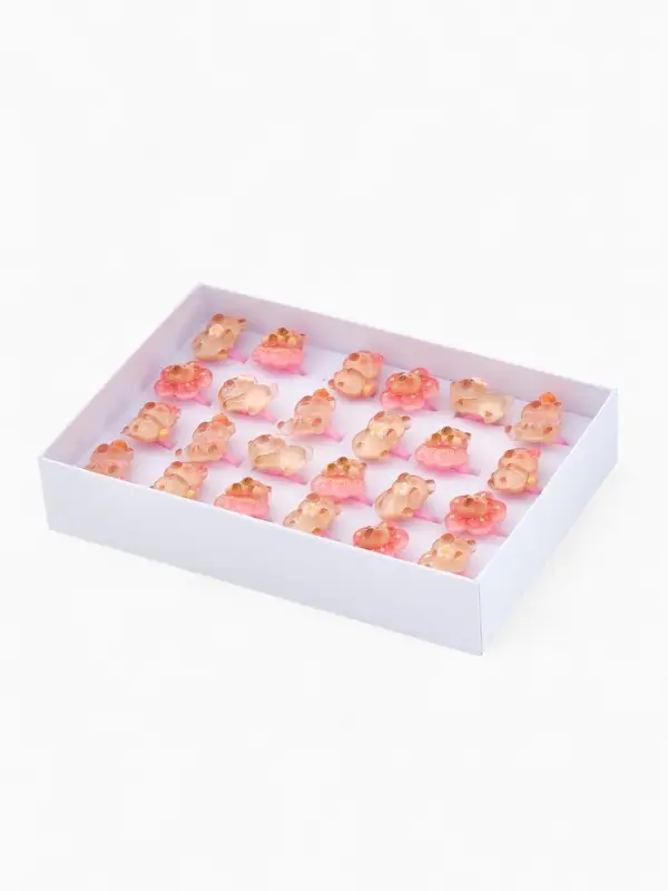 Кольцо «Выбражулька» капибара, форма МИКС, цветное, безразмерное Кольцо «Выбражулька» капибара, форма МИКС, цветное, безразмерное