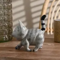 Сувенир «Котик», 10×11×6.5 см, дерево, серый Сувенир «Котик», 10×11×6.5 см, дерево, серый