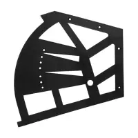 Механизм для обувницы полок CAPPIO, 3-х ярусная, до 13 мм, пластик, черный