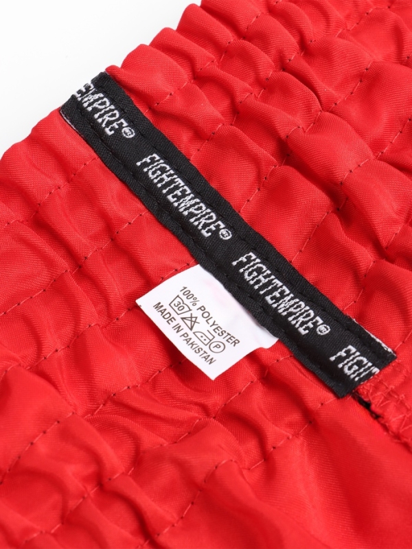 Шорты для тайского бокса FIGHT EMPIRE, р. L, цвет красный