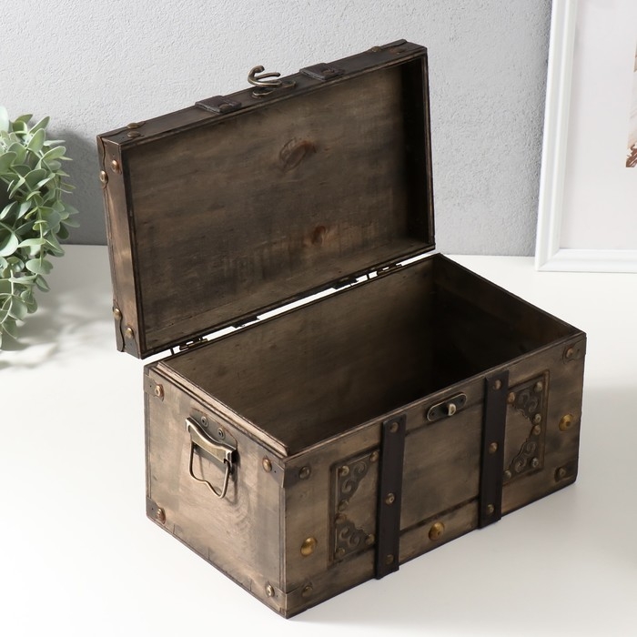 Шкатулка сундук дерево  Шкатулка сундук дерево "Пальмира" 28х16х16 см