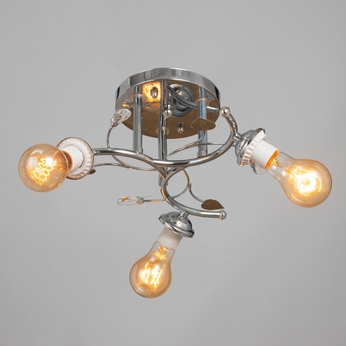 Люстра Люстра "Грета"БП 3х40Вт Е27 Хром МОДЕЛЬ: 2600553