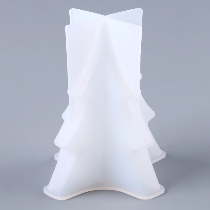 Силиконовая форма для эпоксидной смолы «Ёлочка», для свечей, 10 × 11,8 × 11,8 см Силиконовая форма для эпоксидной смолы «Ёлочка», для свечей, 10 × 11,8 × 11,8 см