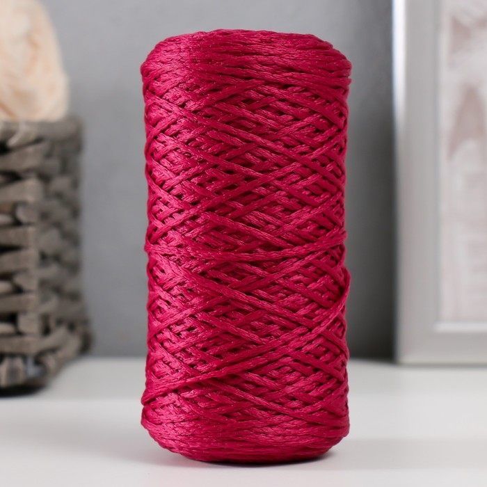 Шнур для вязания 100% полиэфир 1мм 200м/75±10гр (28-слива) Шнур для вязания 100% полиэфир 1мм 200м/75±10гр (28-слива)