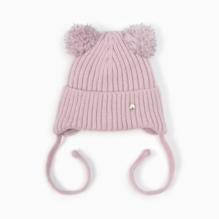 Шапка детская, цвет сиреневый, размер 50-52 Шапка детская, цвет сиреневый, размер 50-52