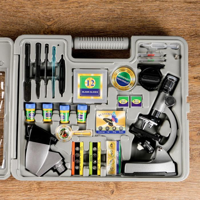 Микроскоп с проектором, кратность увеличения 50-1200х, с подсветкой, Микроскоп с проектором, кратность увеличения 50-1200х, с подсветкой,