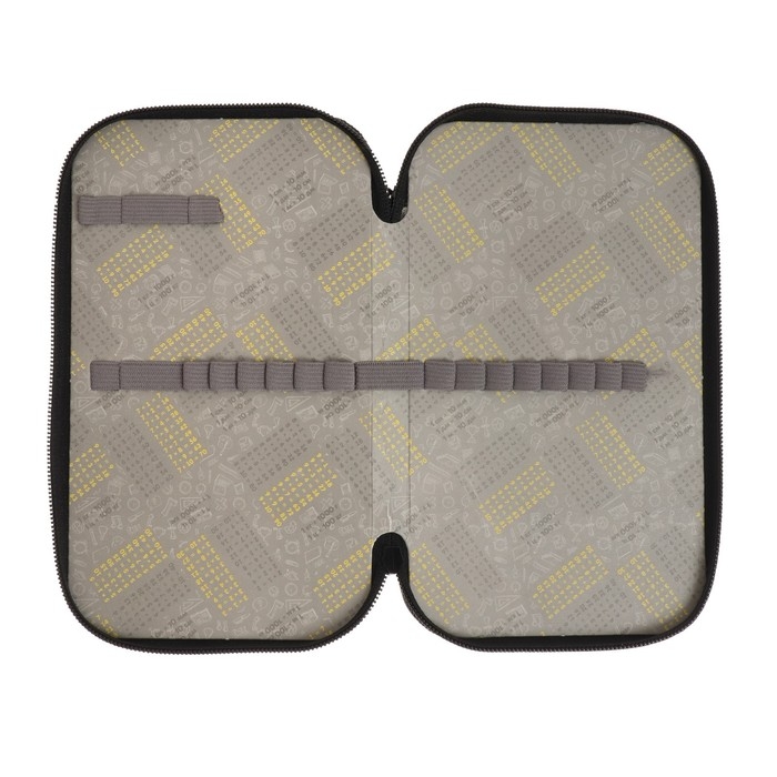 Пенал 2 секции, 125 х 205 х 40 мм, 81П26/2 Calligrata Пенал 2 секции, 125 х 205 х 40 мм, 81П26/2 Calligrata "Тачка" (объемный 3D-рисунок с эффектом металлика)