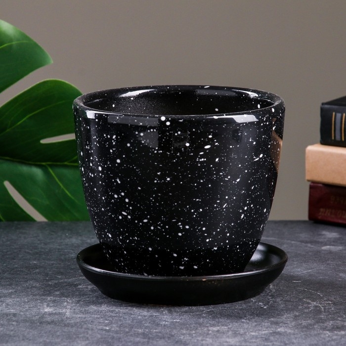 Горшок цветочный Гранит 1 л Горшок цветочный Гранит 1 л