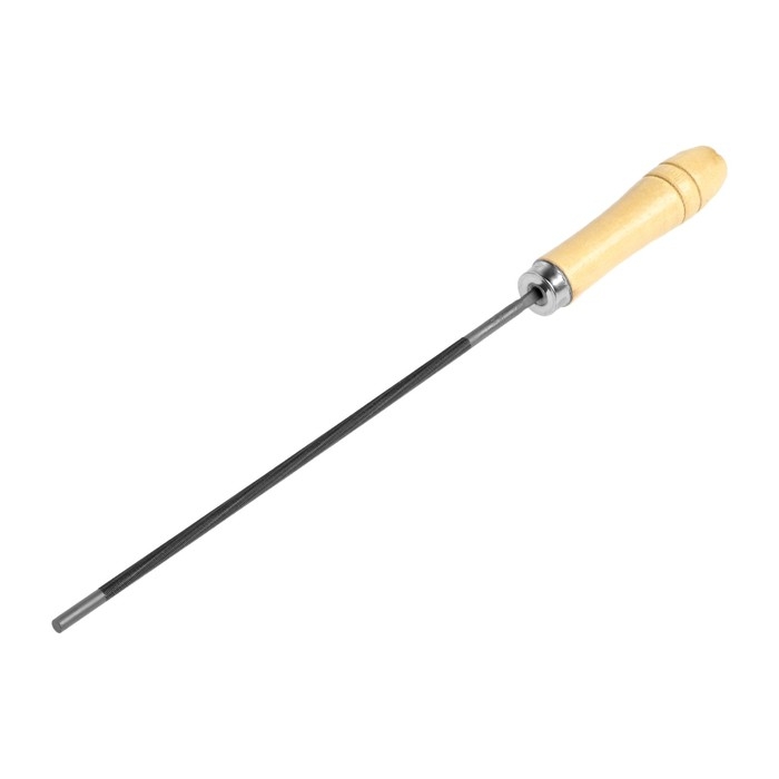 Напильник ТУНДРА, для цепей шаг 0.325 Напильник ТУНДРА, для цепей шаг 0.325", круглый, ШХ15, дерев. рукоятка, d=4.8 мм, №3, 200 мм