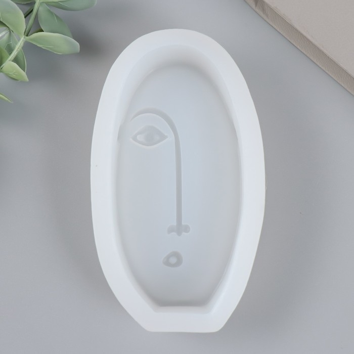 Молд силикон Молд силикон "Абстракция - овальное лицо" 11,5х6,6х3,2 см