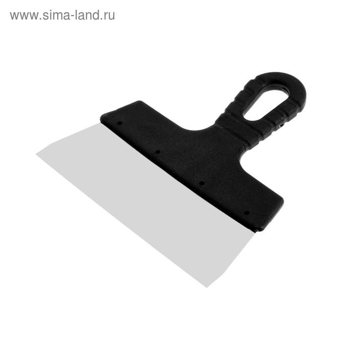 Шпатель фасадный ЛОМ, 200 мм, нержавеющая сталь, пластиковая рукоятка Шпатель фасадный ЛОМ, 200 мм, нержавеющая сталь, пластиковая рукоятка