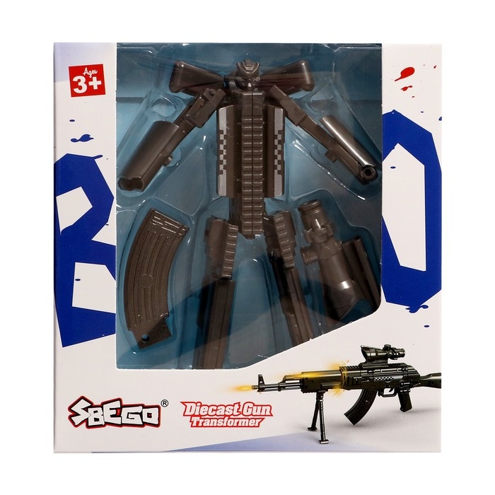 Робот «Автомат», трансформируется, с металлическими элементами Робот «Автомат», трансформируется, с металлическими элементами