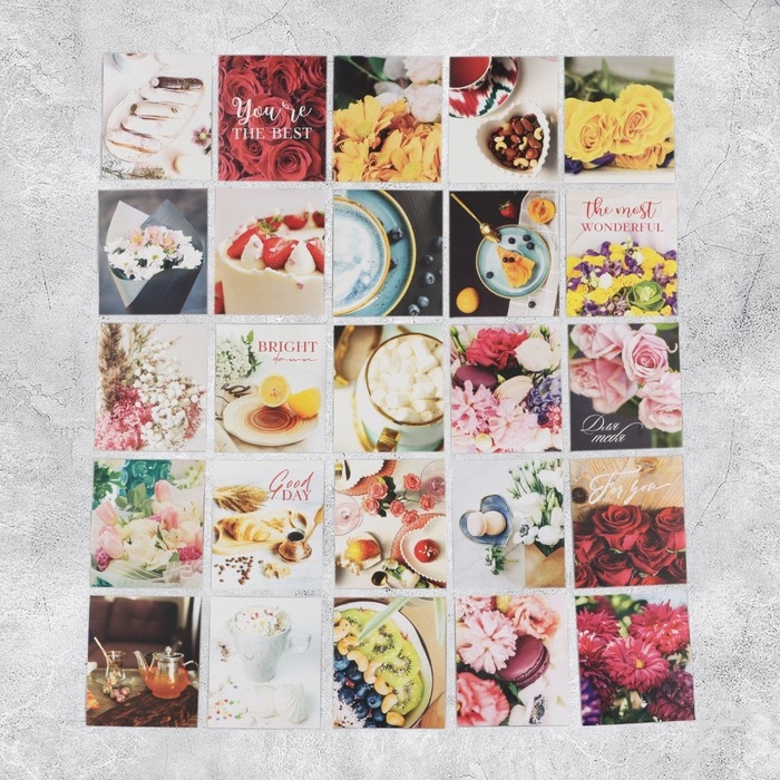 Наклейки-стикеры, набор,«Цветы», 6 х 7 см, 50 шт Наклейки-стикеры, набор,«Цветы», 6 х 7 см, 50 шт