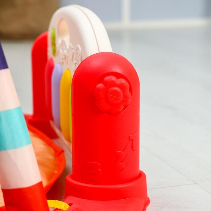 Развивающий коврик «Игра малыша», с пианино, круглый, розовый Развивающий коврик «Игра малыша», с пианино, круглый, розовый