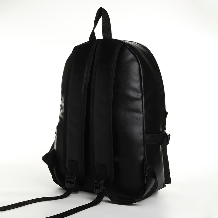 Рюкзак школьный на молнии, цвет чёрный Рюкзак школьный на молнии, цвет чёрный