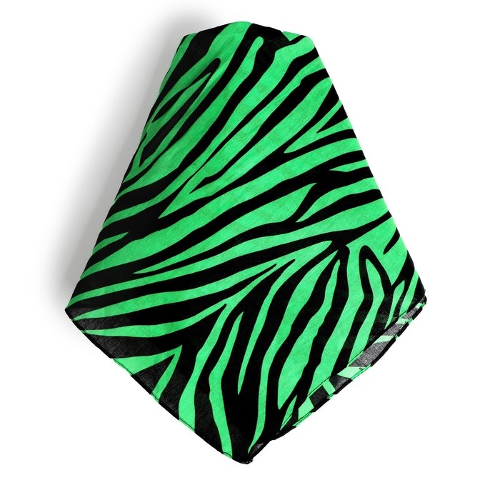 Бандана «Зебра», зелёный Бандана «Зебра», зелёный
