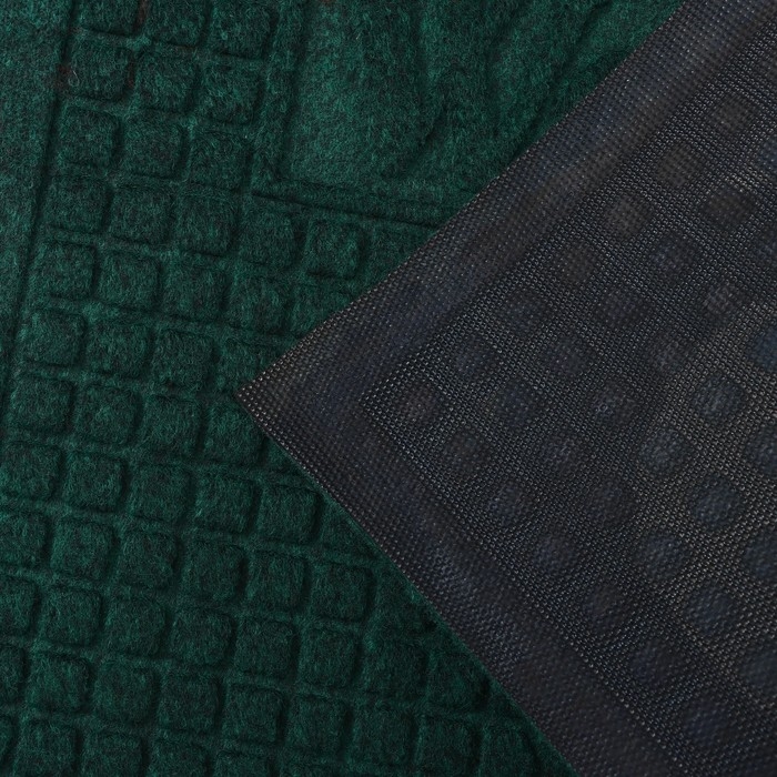 Коврик влаговпитывающий придверный без окантовки Доляна &laquo;Следочки Welcome&raquo;, 40&times;60 см, цвет МИКС