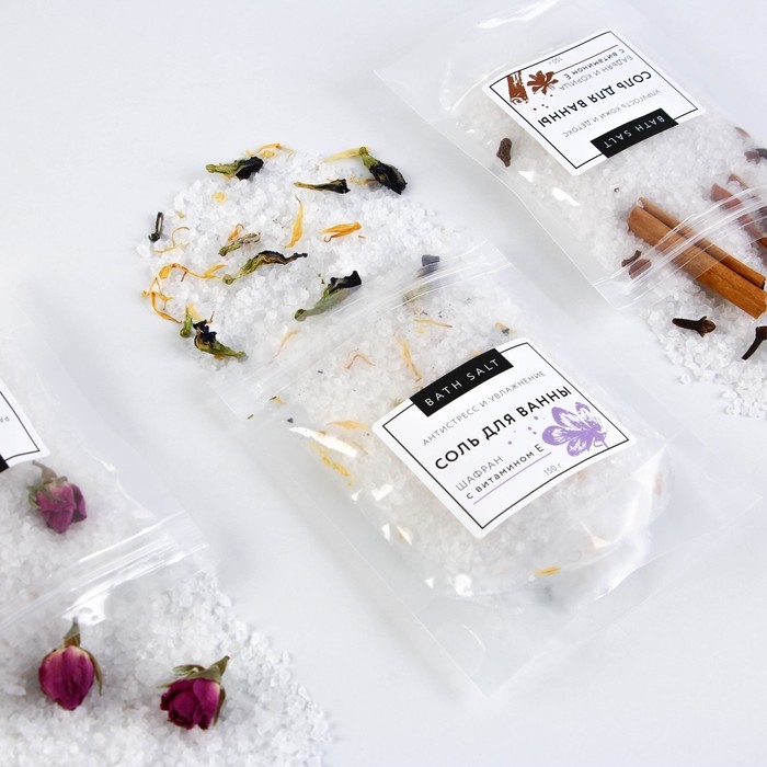 Соль для ванны с шафраном, антистресс и увлажнение, 150 г, BEAUTY FOX Соль для ванны с шафраном, антистресс и увлажнение, 150 г, BEAUTY FOX