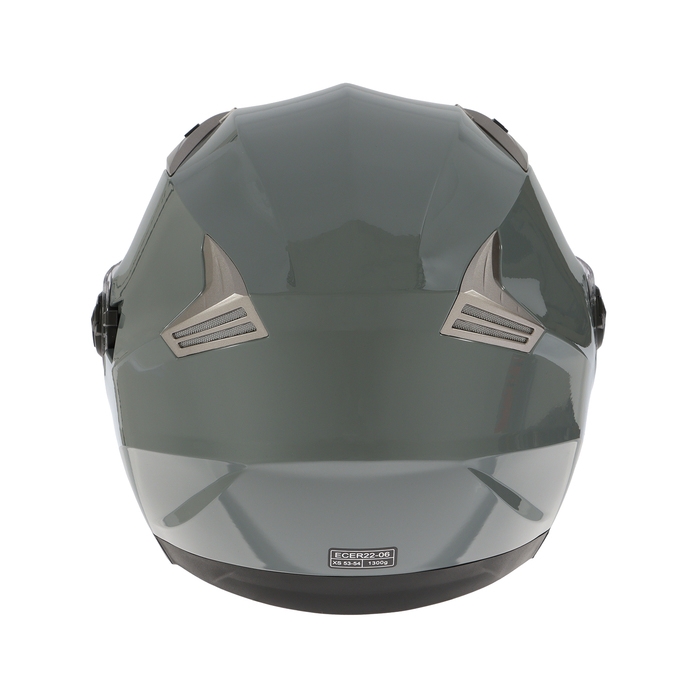 Шлем открытый с двумя визорами, размер XS (53-54), модель - BLD-708E, серый глянцевый Шлем открытый с двумя визорами, размер XS (53-54), модель - BLD-708E, серый глянцевый