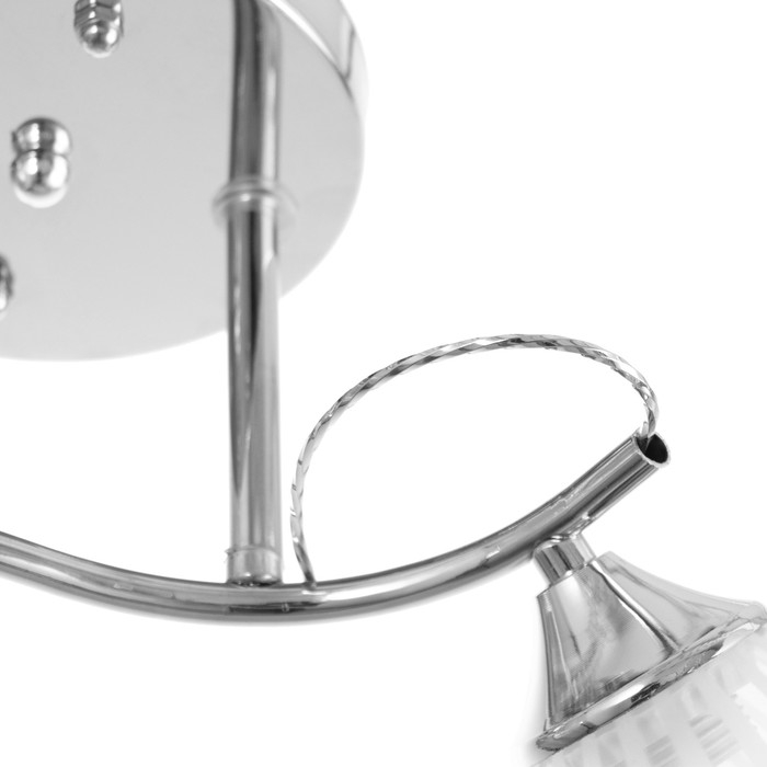 Люстра Люстра "Нора" 2х60Вт Е27 Хром 50х22х26см